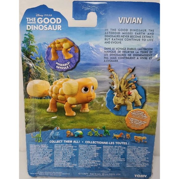 Disney Pixar The Good Dinosaur Vivian pose-able includes collectible‎ critter - Picture 3 of 3